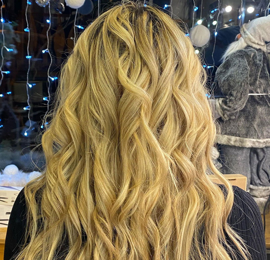 Salon coiffure Perform mini vagues